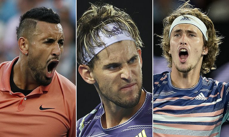 Tenis mundial: la tensa pelea entre Dominic Thiem, Nick Kyrgios y Alexander Zverev