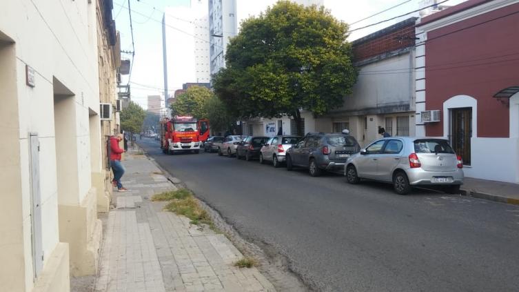 Incendio y susto en el sur de la ciudad
