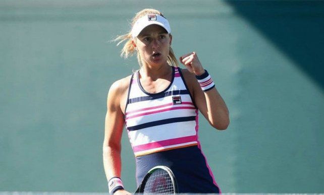 Nadia Podoroska avanza a paso firme en Praga