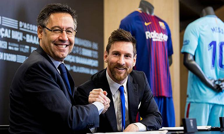 El futuro de Lionel Messi, el interés por Lautaro Martínez y las figuras que serán vendidas: 12 frases del presidente del Barcelona