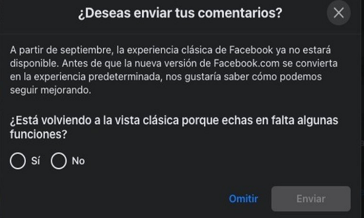Facebook se despide de su interfaz clásica