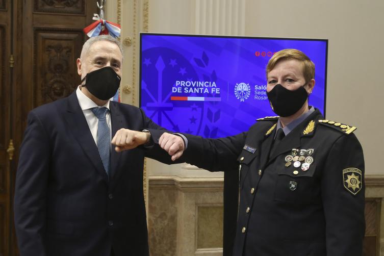 Emilce Chimenti asumió la jefatura de la Policía
