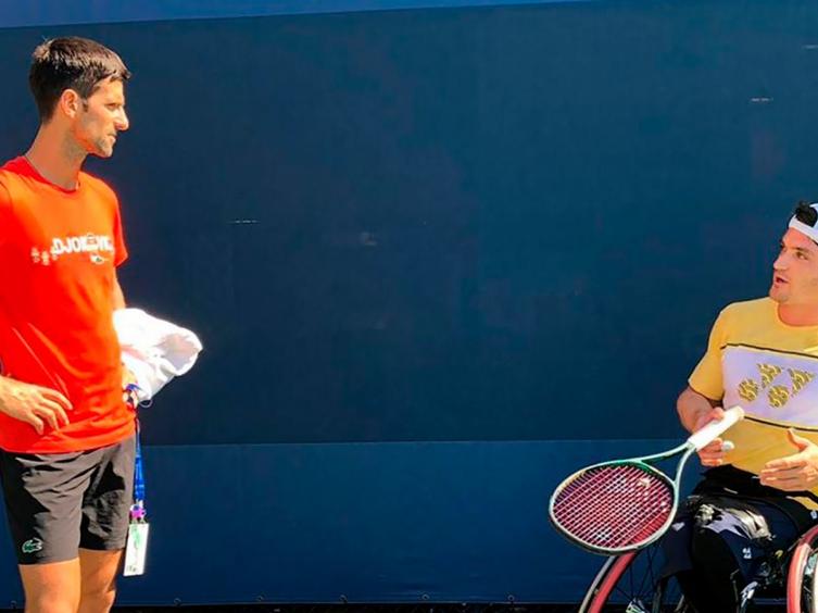 Djokovic le dedicó un emotivo posteo al tenista argentino Gustavo Fernández