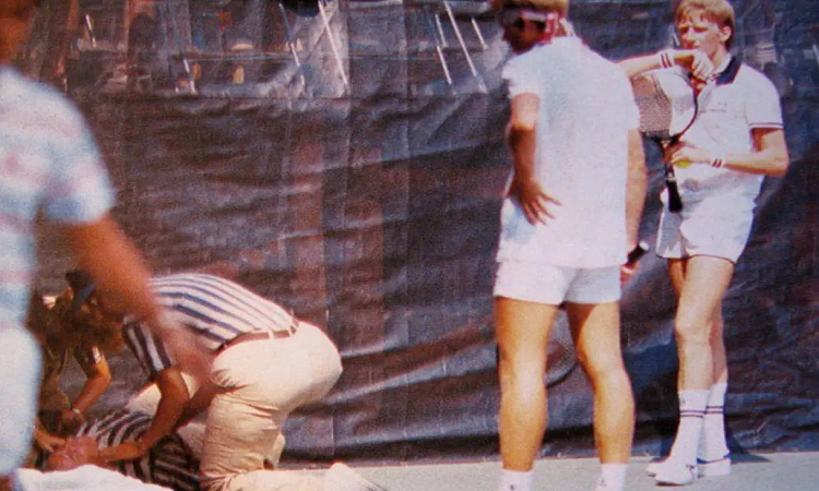 El día que un juez de silla murió tras un pelotazo en el US Open