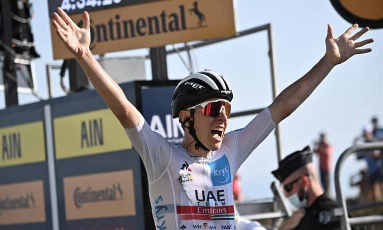 Tadej Pogacar se quedó con la 15° etapa del Tour de France