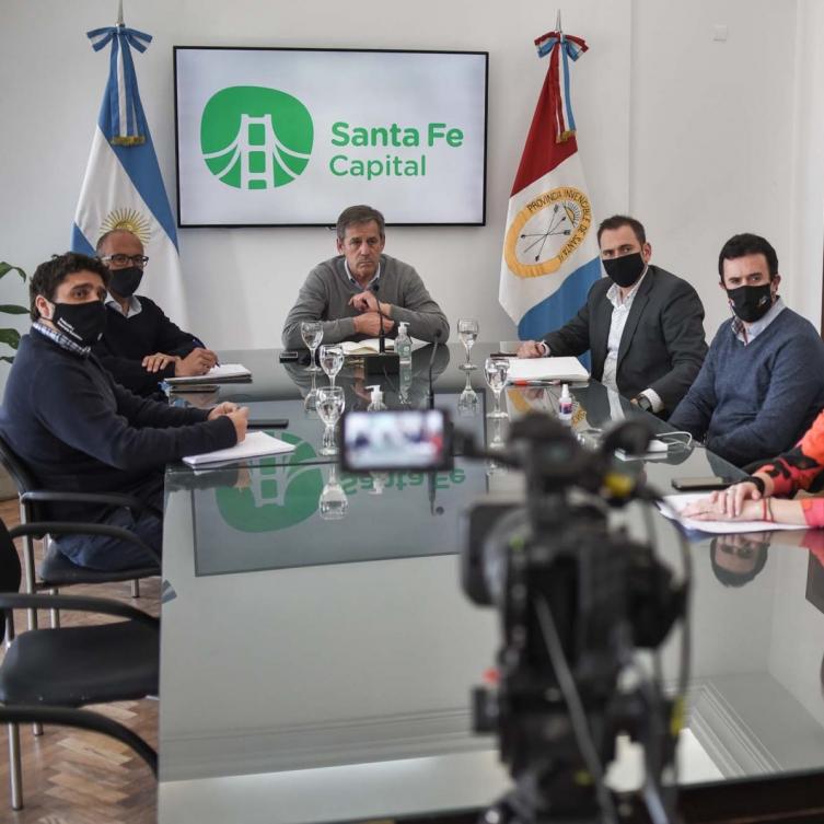 Jatón se reunió con referentes de sectores productivos