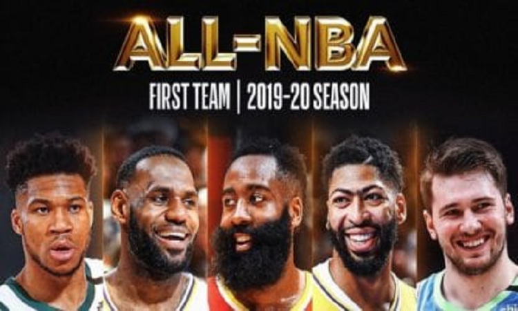 La NBA reveló sus quintetos ideales