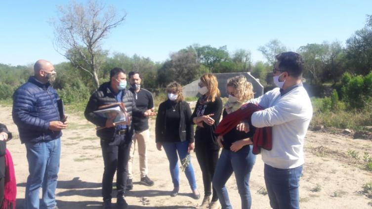 Concejales recorrieron las obras de defensa definitiva de Puerto Reconquista