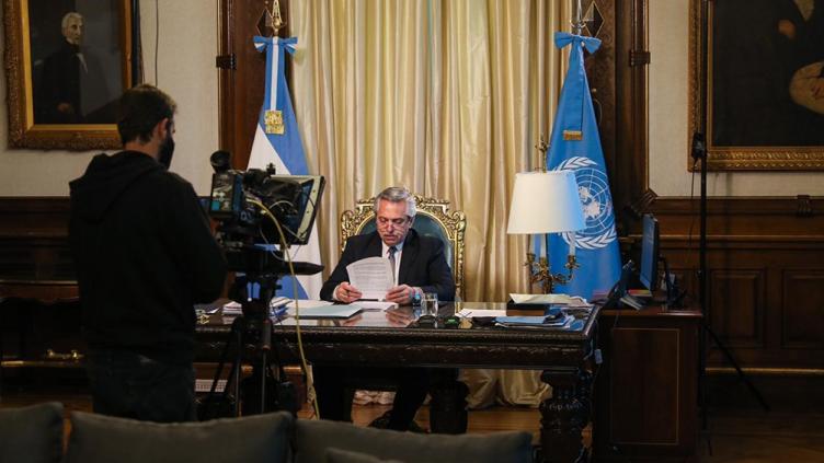 Ante la ONU, el Presidente llamó a 
