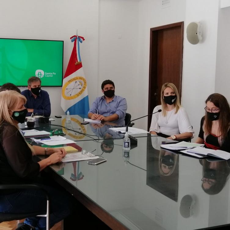 Jatón encabezó un nuevo encuentro del Comité Municipal de Gestión de Riesgos