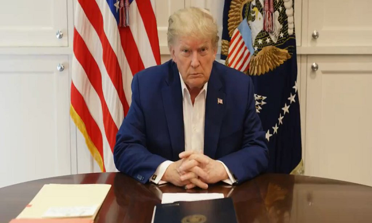 Trump: “Empiezo a sentirme bien, la verdadera prueba será en los próximos días”
