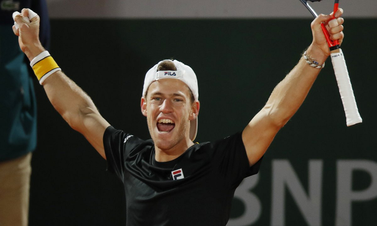 Schwartzman venció a Sonego y avanzó a cuartos de final de Roland Garros