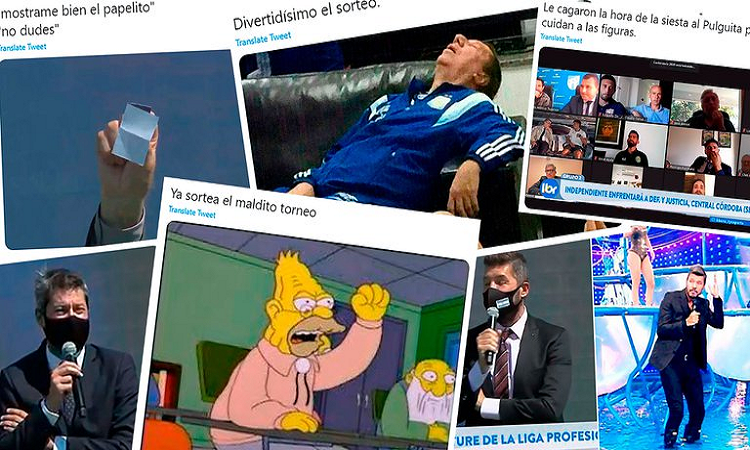 Los mejores memes del sorteo de la Copa de la Liga Profesional