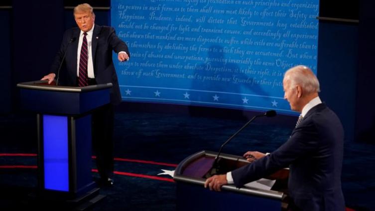 Elecciones presidenciales: Trump y Biden tuvieron el último debate