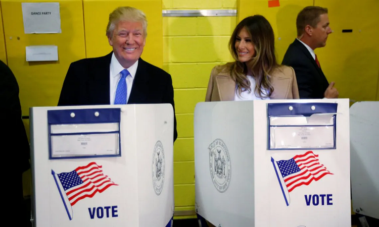 Donald Trump vota hoy en Florida diez días antes de las elecciones en Estados Unidos