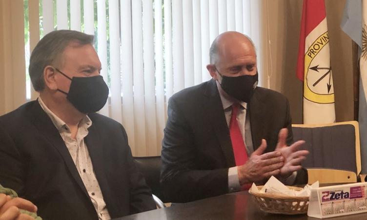 Michlig le pidió a Perotti que el presupuesto 2021 contemple obras para San Cristóbal