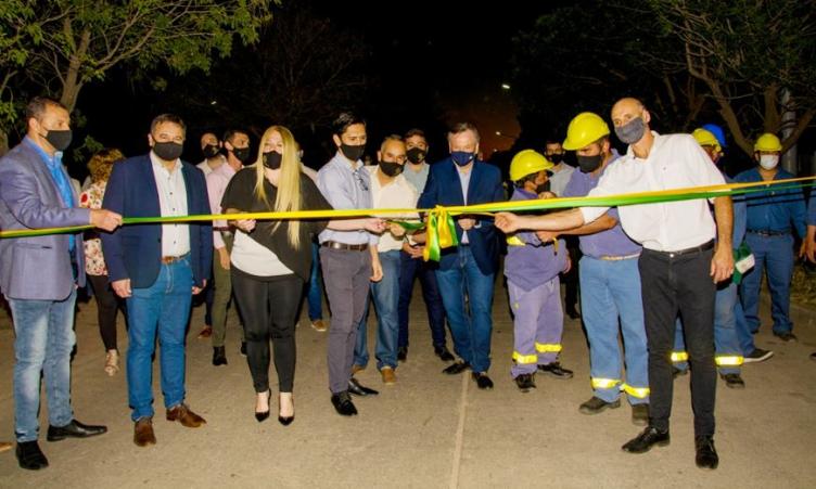 En Ceres se inauguró nueva iluminación led