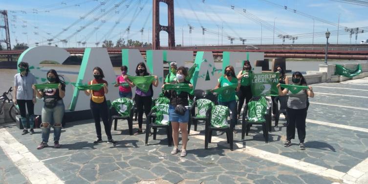 Intervención en el Puente Colgante por el Aborto Legal