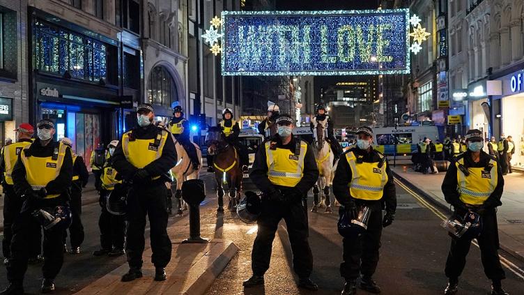 Más de 100 detenidos en una protesta en Londres