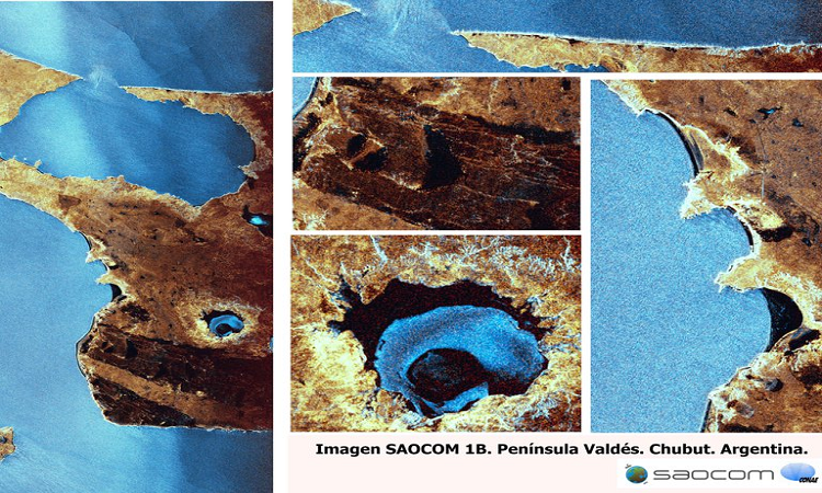 Imágenes del SAOCOM 1B que muestran a la Argentina desde el espacio