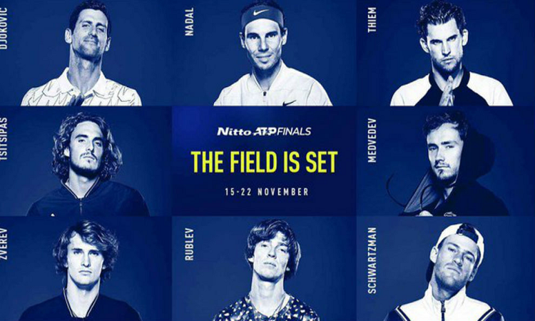 Comienza el ATP Finals: los grupos, horarios de los partidos