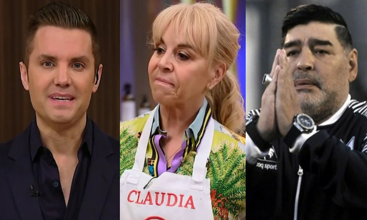 MasterChef le envió un mensaje de condolencias a Claudia por la muerte de Diego Maradona