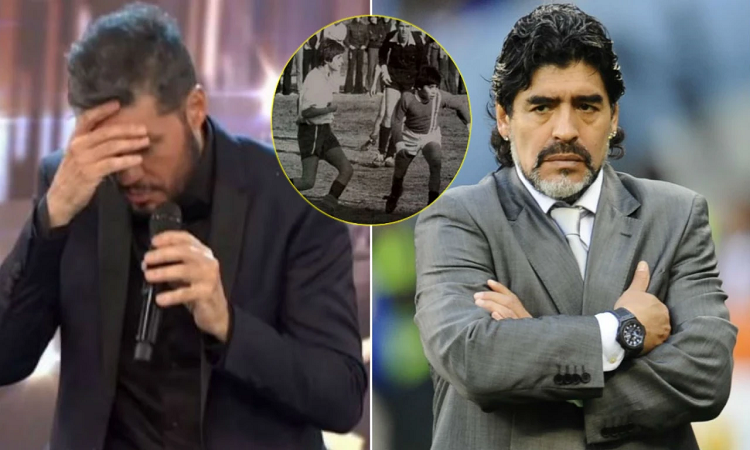 Escrachado: falsa foto de Marcelo Tinelli y Diego Maradona