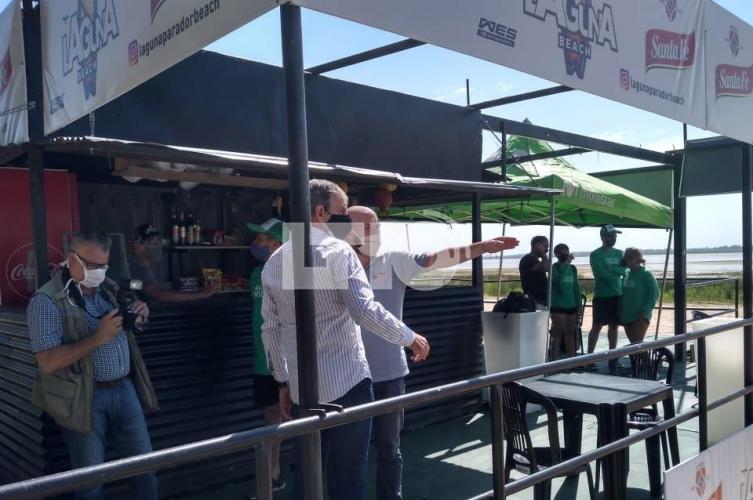 Emilio Jatón inauguró la temporada de playas