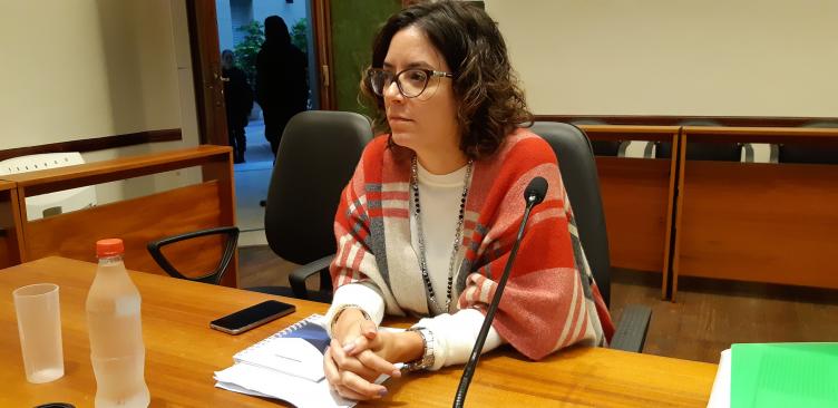 Manifestantes increparon a la fiscal María Celeste Minniti
