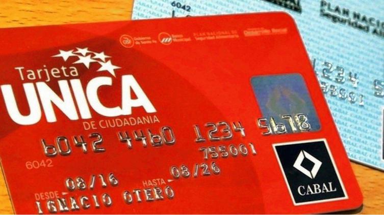 Se acreditará el viernes los fondos de la Tarjeta Única de Ciudadanía