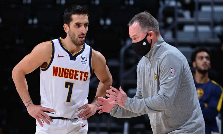 NBA: Campazzo juega esta noche en Denver Nuggets-Portland Trail Blazers