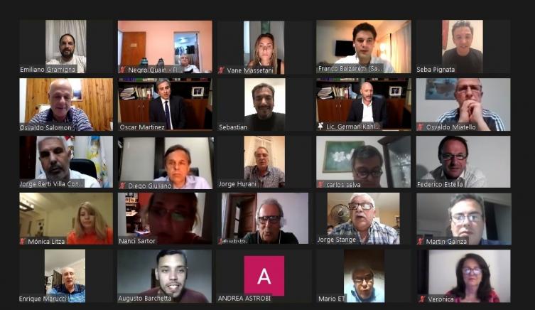  Multitudinario encuentro virtual de los dirigentes del Frente Renovador de Santa Fe 