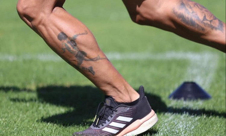 Matías Orihuela, jugador de Newell's se tatuó a Maradona