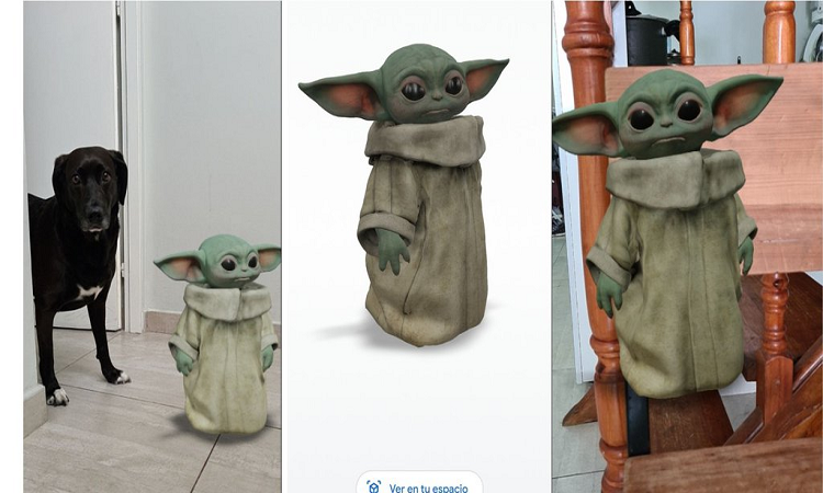 Así obtenes un Baby Yoda de realidad aumentada a tu hogar