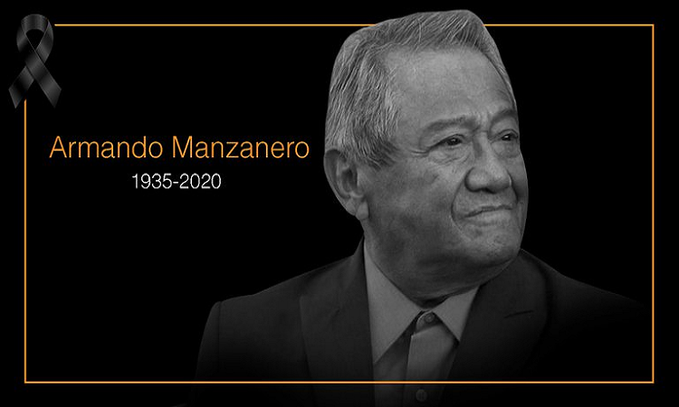 Falleció Armando Manzanero víctima de COVID-19