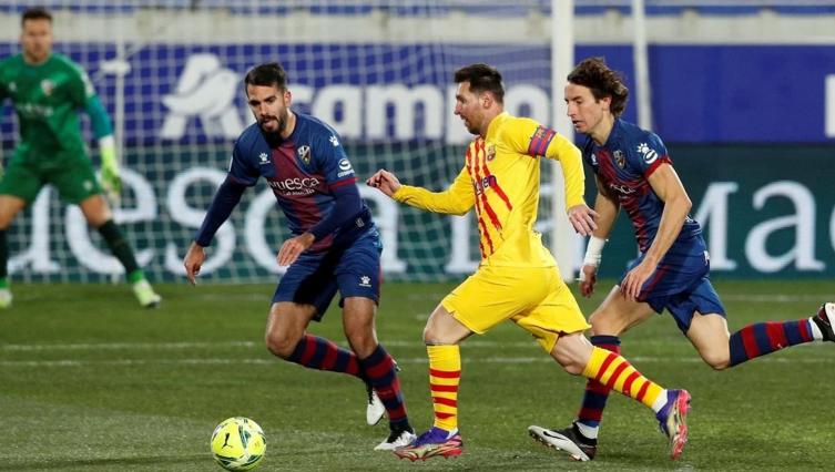 El partido de Messi ante el Huesca: asistencia “redonda” y un yerro insólito
