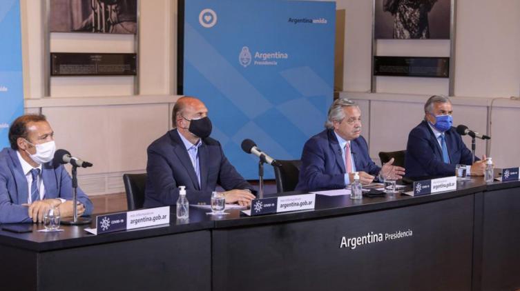 Reunión entre Fernández y los gobernadores para analizar las posibles restricciones