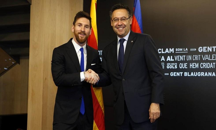 La última renovación de Leo Messi en 2017. Los detalles