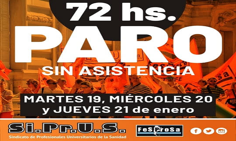 Sin convocatoria a paritarias SiPrUS 