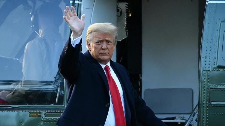 Trump se despidió de la Casa Blanca: 