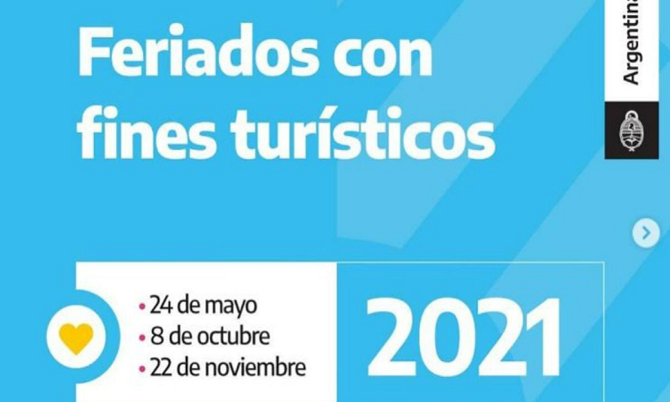 Feriados Argentina 2021: los puentes, cuántos y qué días son oficiales