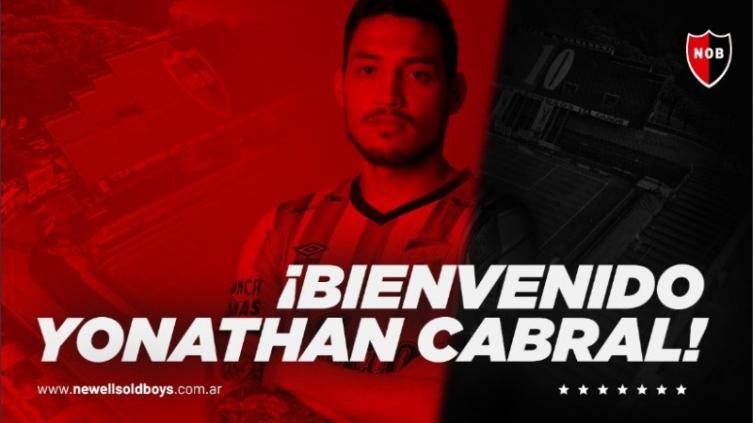 El defensor Yonathan Cabral es jugador de Newell ´s