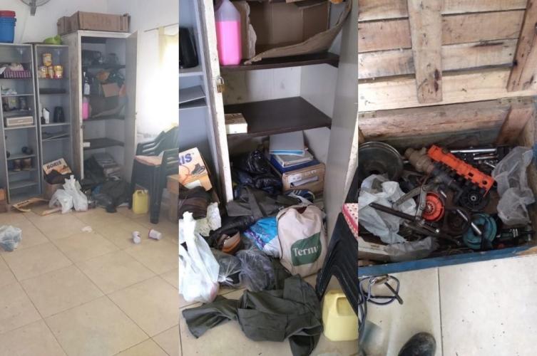 Desvalijaron la cooperativa de trabajo Dignidad y Vida Sana