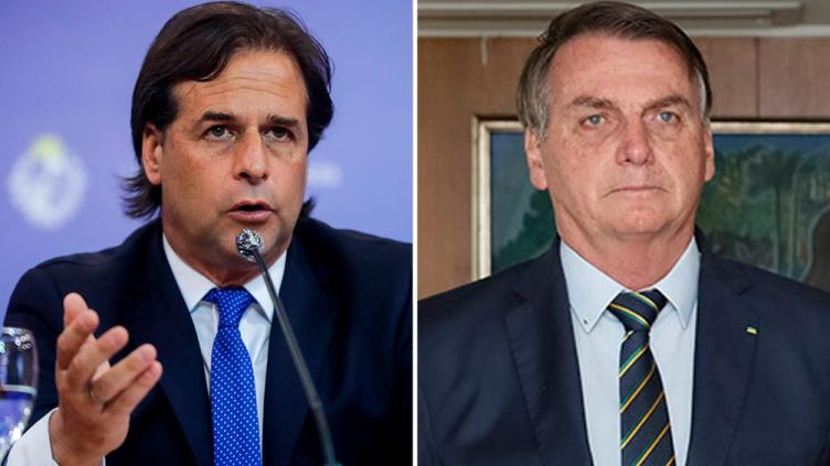 Lacalle Pou y Bolsonaro quieren 