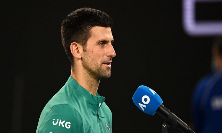 Djokovic avanzó a su novena final en el Abierto de Australia