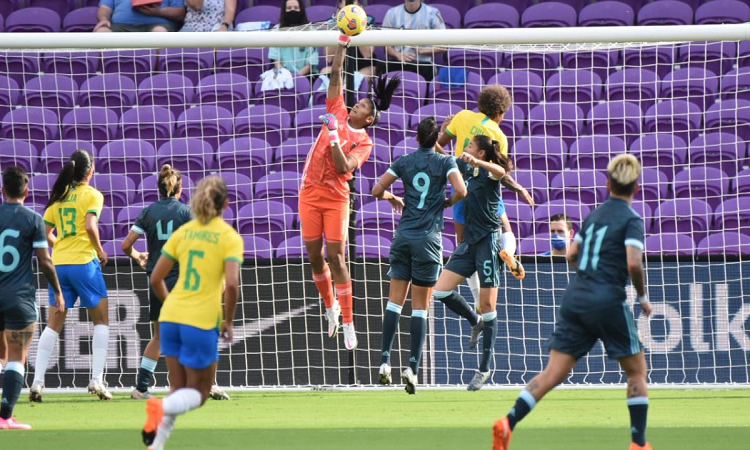 She Believes Cup: Argentina fue goleada por Brasil