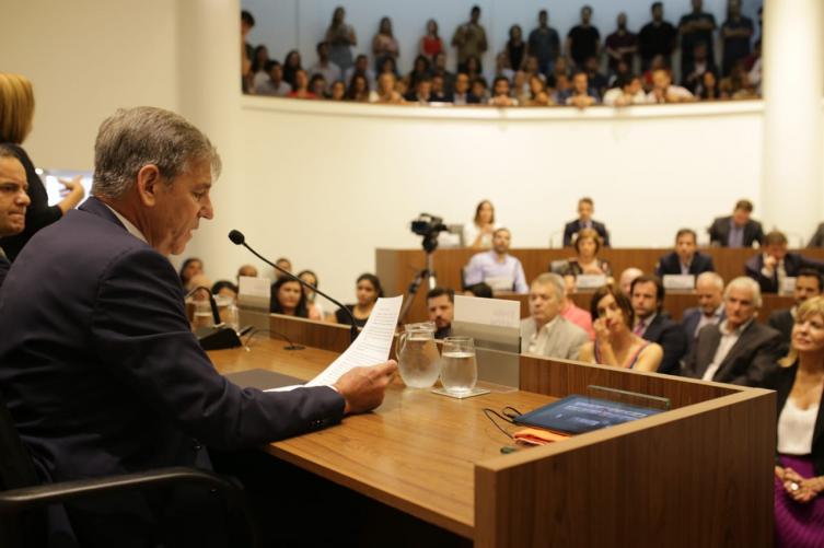 El intendente inauguró las sesiones ordinarias del Concejo