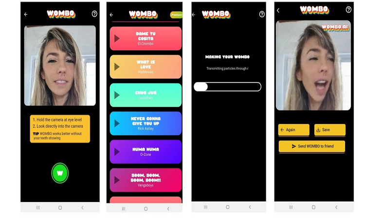 Wombo, la app furor en las redes