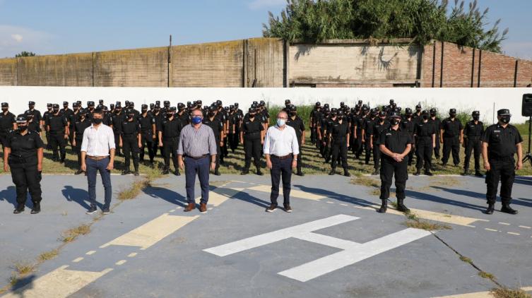 La provincia incorporó 100 nuevos agentes de policía a la Unidad Regional I