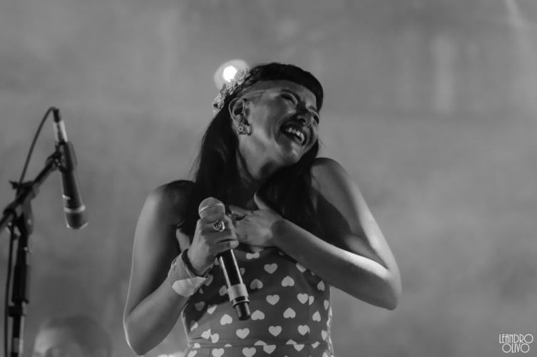 Mujeres en el escenario del Anfiteatro